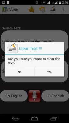 Voice To Text android App screenshot 2